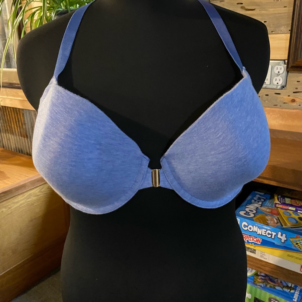 Cacique Front Closure Bra Halter Style 44D